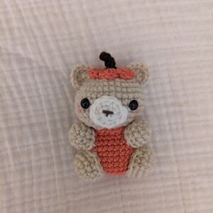 Handmade Crochet Pumpkin Bear